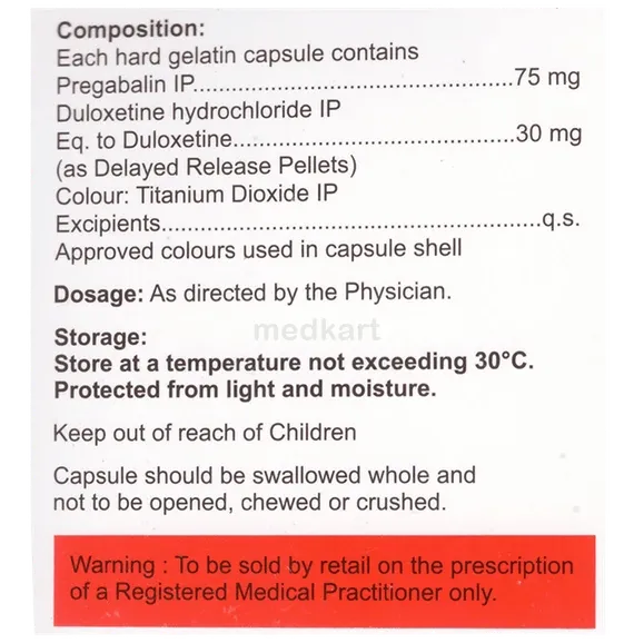 neurokem d 75/30 capsule 10's